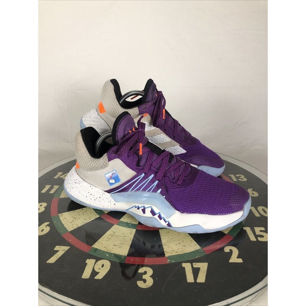 Adidas Donovan Mitchell UTAH JAZZ Karl Mailman Malone Basketball Shoes M 7.5